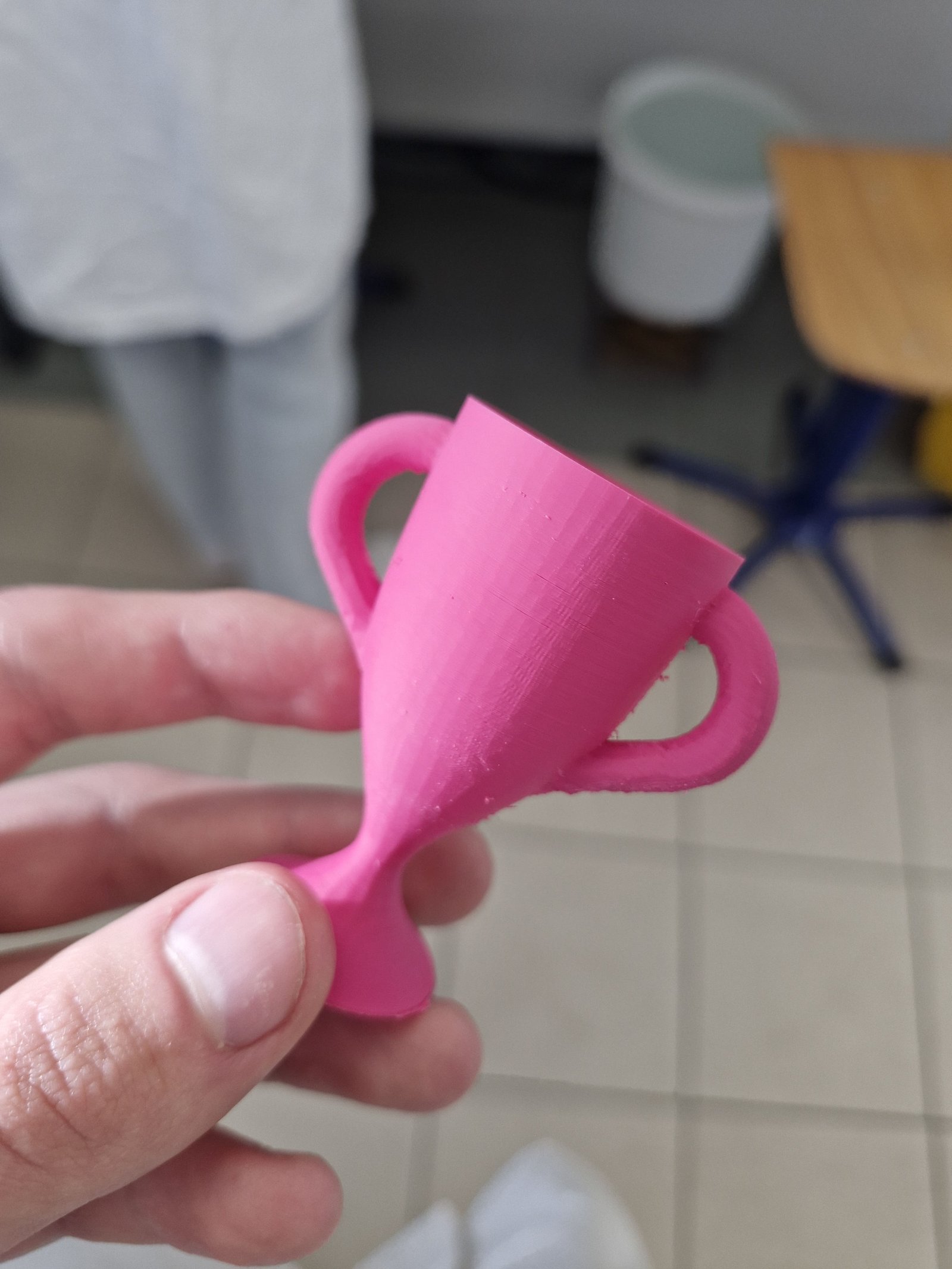 Modèle de coupe imprimé en 3D utilisé pour la réalisation du moule